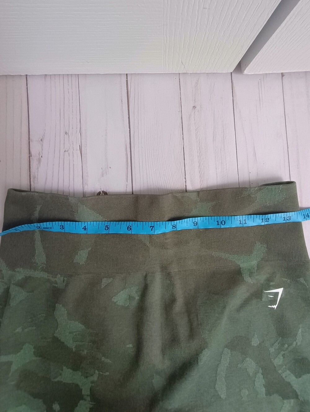 LIKE NEW - Gymshark Adapt Camo Seamless Leggings Sz L Savanna | Green High Waist - Picture 8 of 14